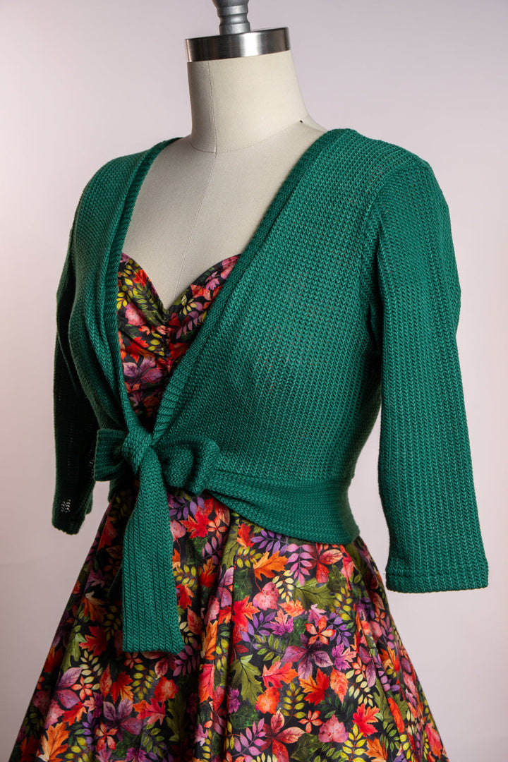 Sweet Sweater - Open Knit, Evergreen