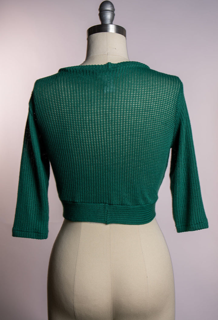Sweet Sweater - Open Knit, Evergreen
