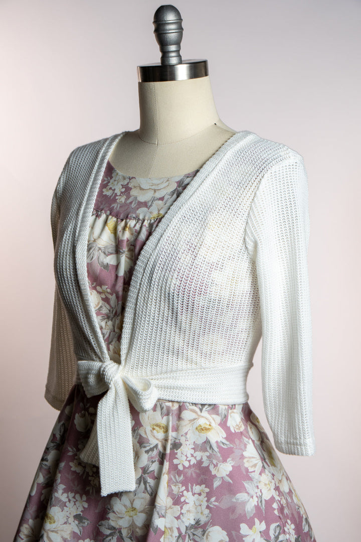 Sweet Sweater - Open Knit, White