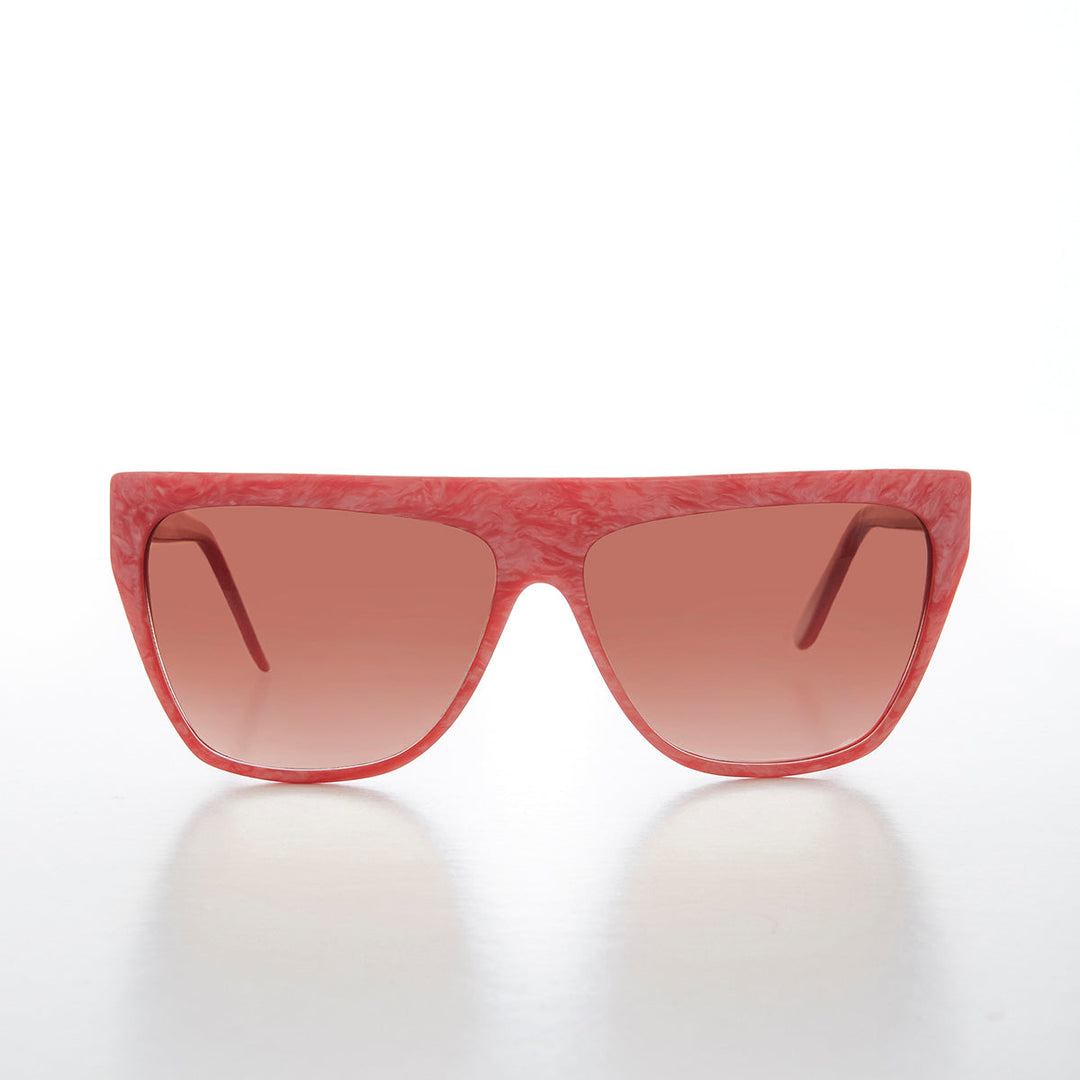 Colorful 80s Flat Top Sunglass - Taffy