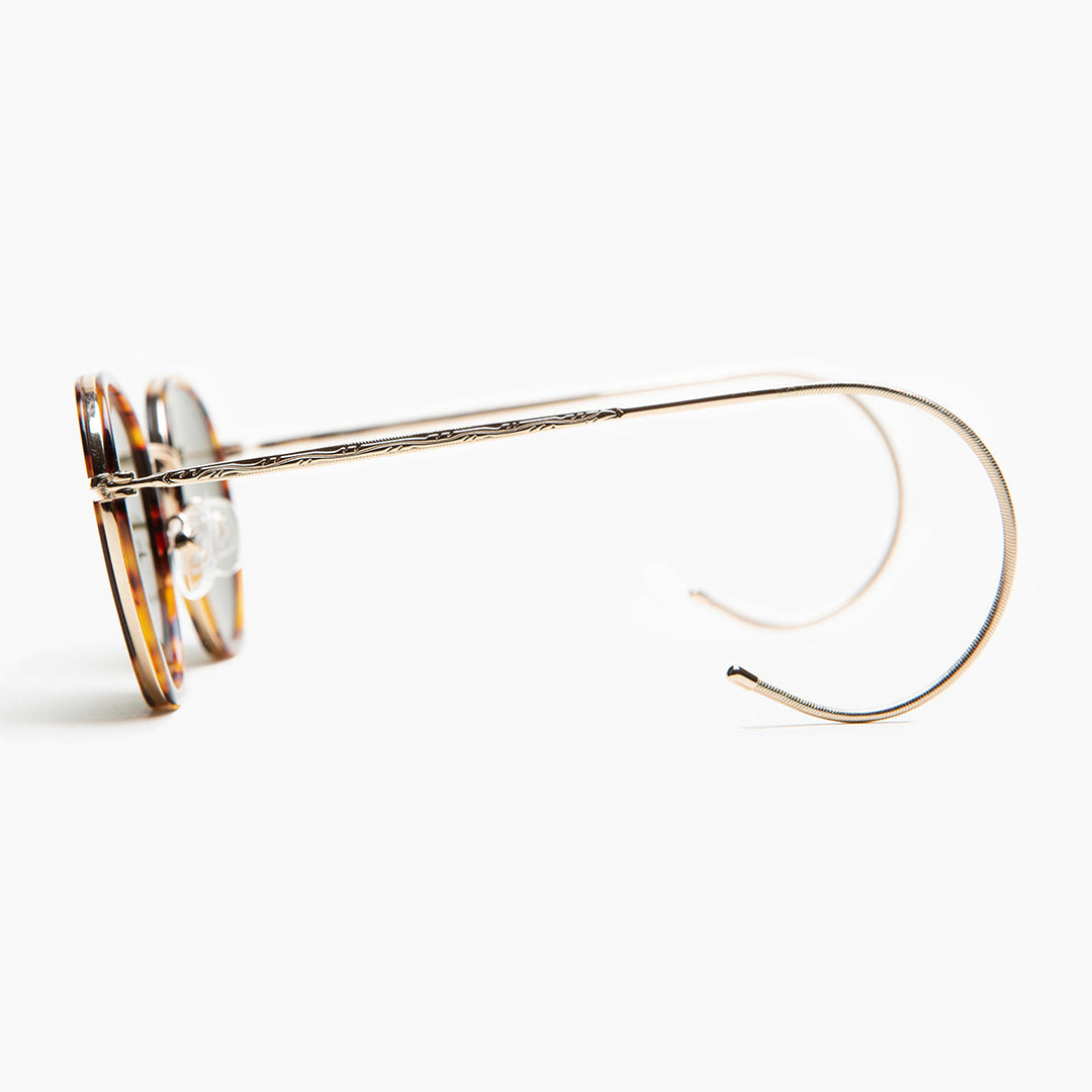 Preppy Sunglass with Cable Temples - Tyler