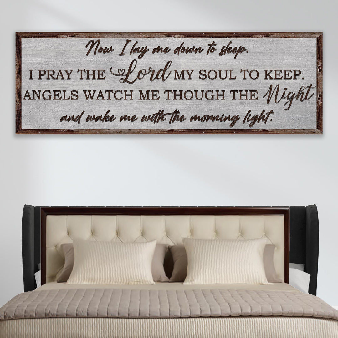 Now I Lay Me Down To Sleep Sign