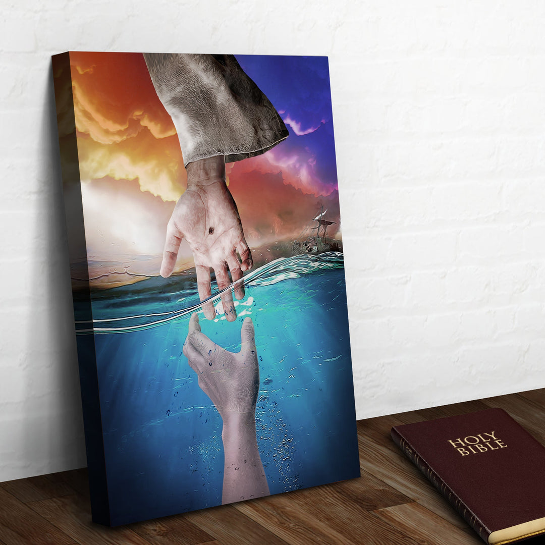 Hand Of God Canvas Wall Art