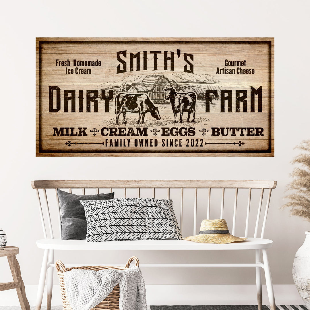 Dairy Farm Sign II