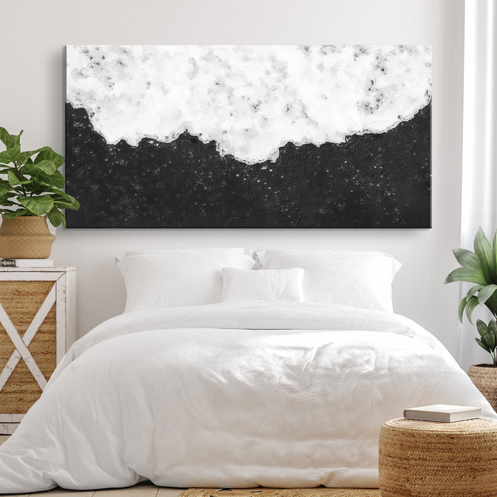 Black And White Painting Canvas Wall Art
