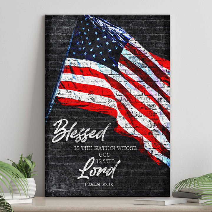 Psalm 33:12 - Blessed Is The Nation Sign