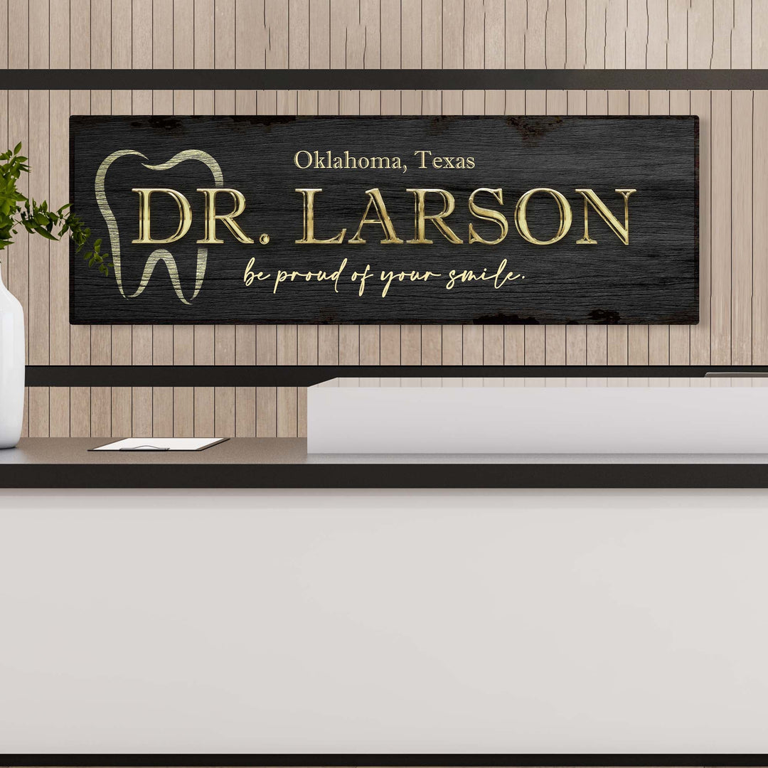 Dentist Name Sign