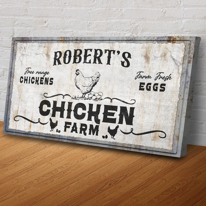 Free Range Chicken Farm Sign