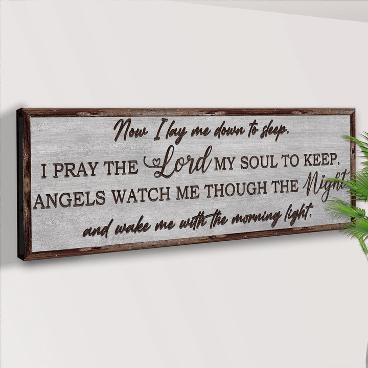 Now I Lay Me Down To Sleep Sign