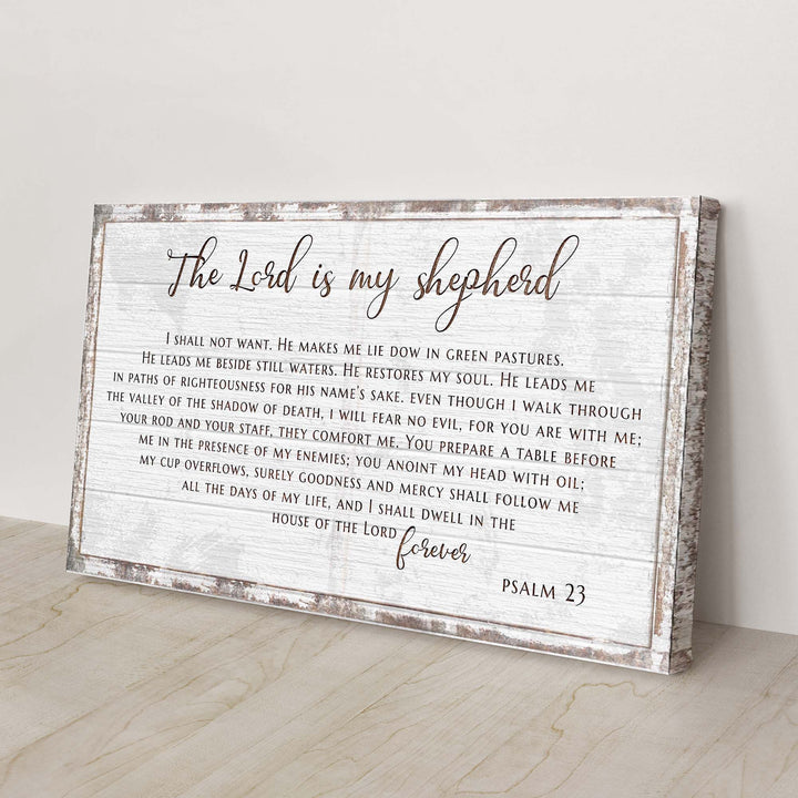 Psalm 23 - The Lord Is My Shepherd Sign III