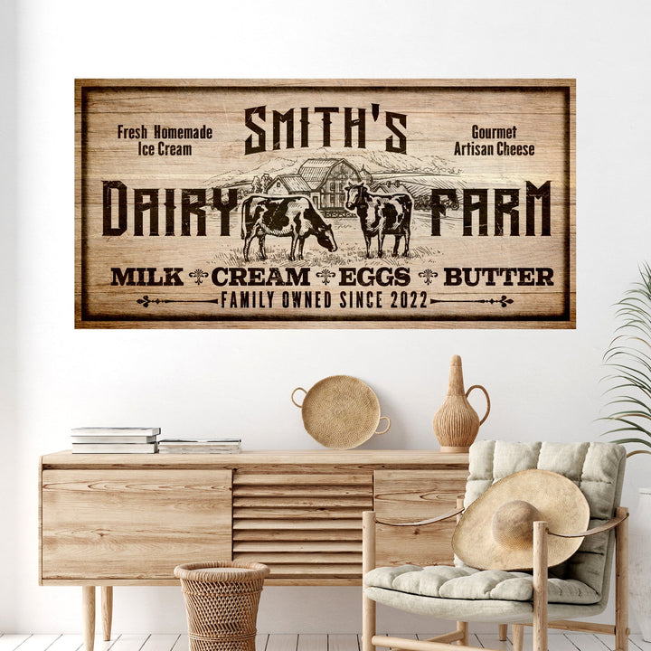Dairy Farm Sign II