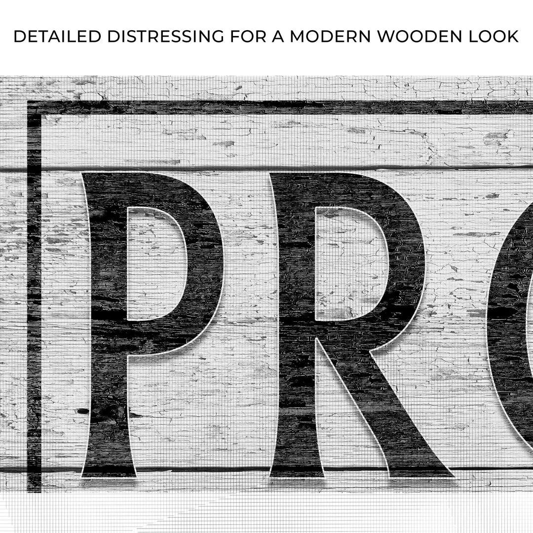 Progress Not Perfection Sign