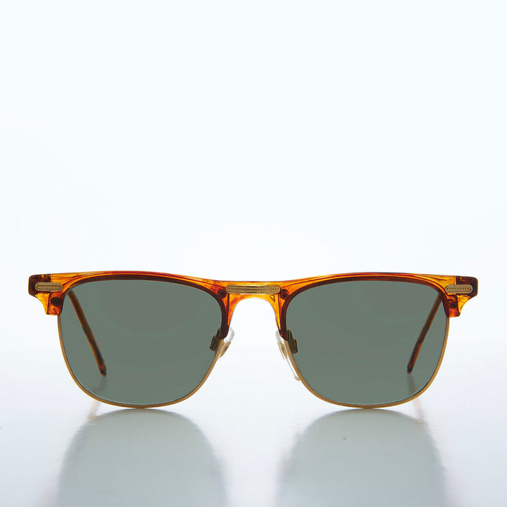 Half Frame Classic 90s Sunglasses - Omar