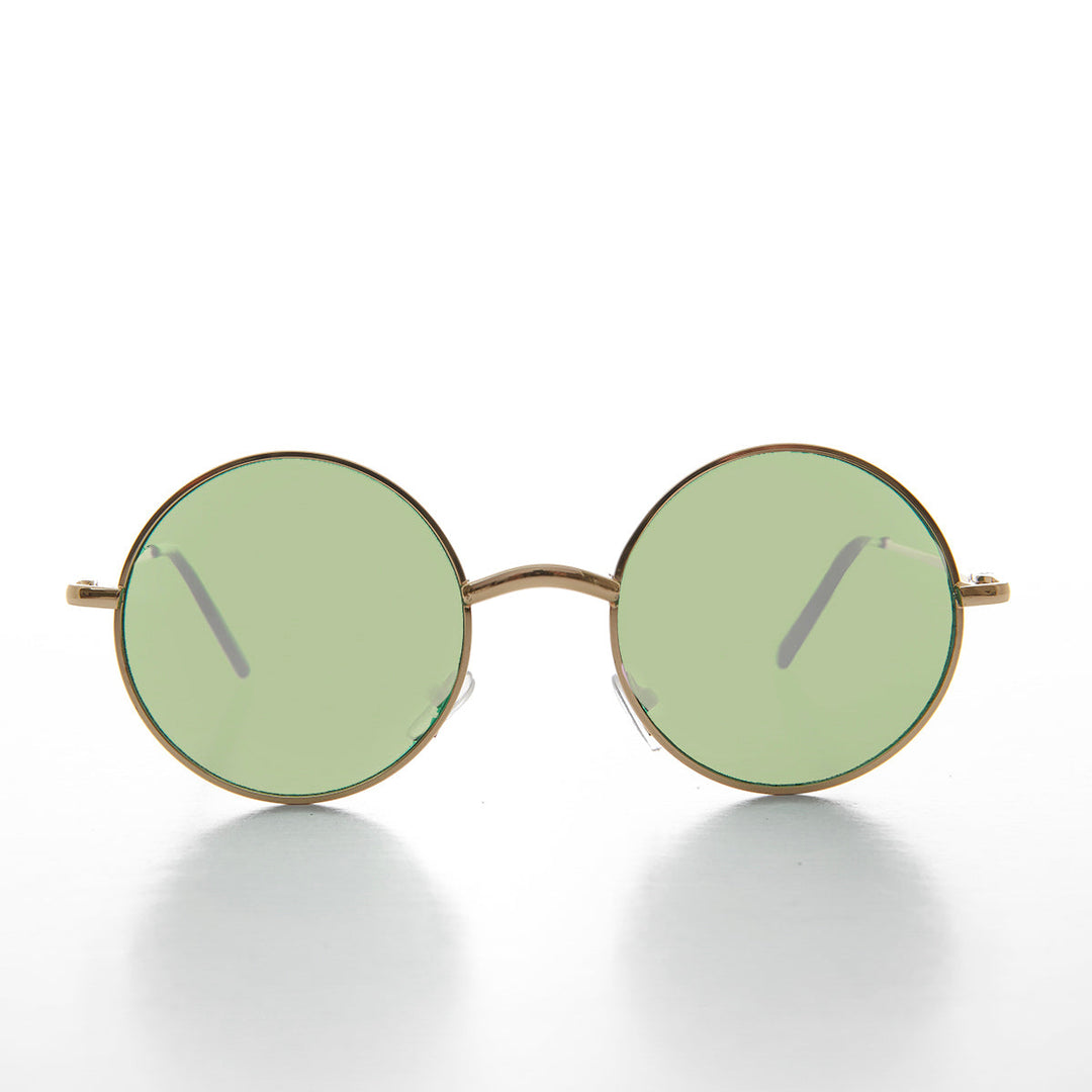 Round Tinted Lens Sunglasses - Tipper