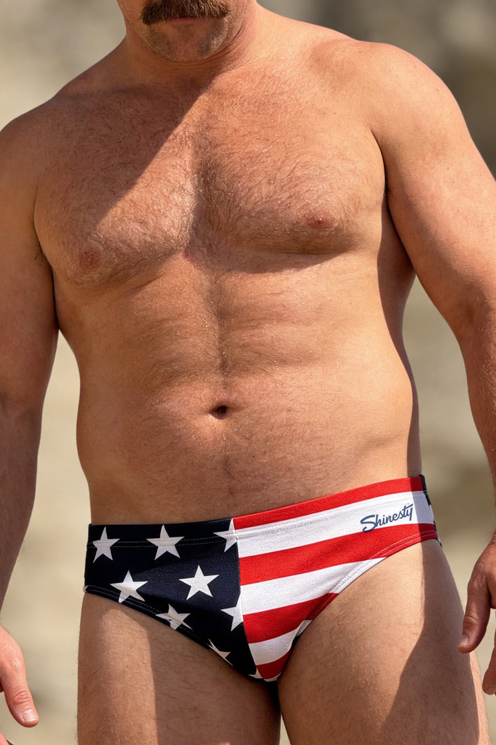 The Unsurpassed Ass | American Flag Ball Hammock® Pouch Swim Briefs