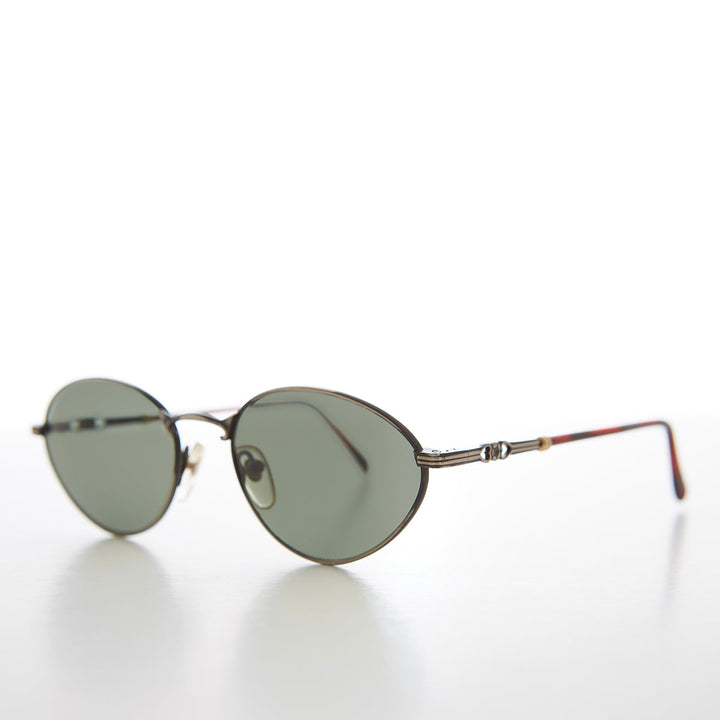 Simple Oval Minimal Vintage Sunglasses - Torres