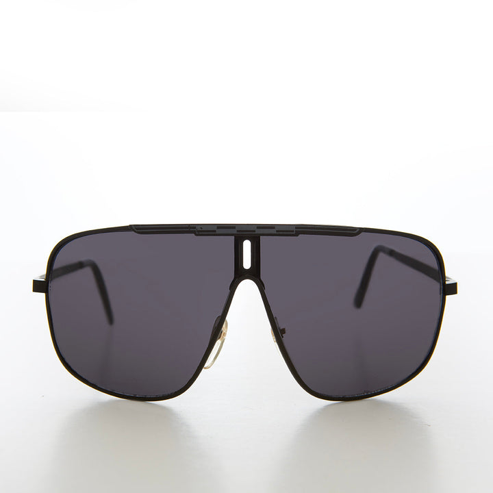 Large Square Vintage Pilot Sunglasses - Tucker