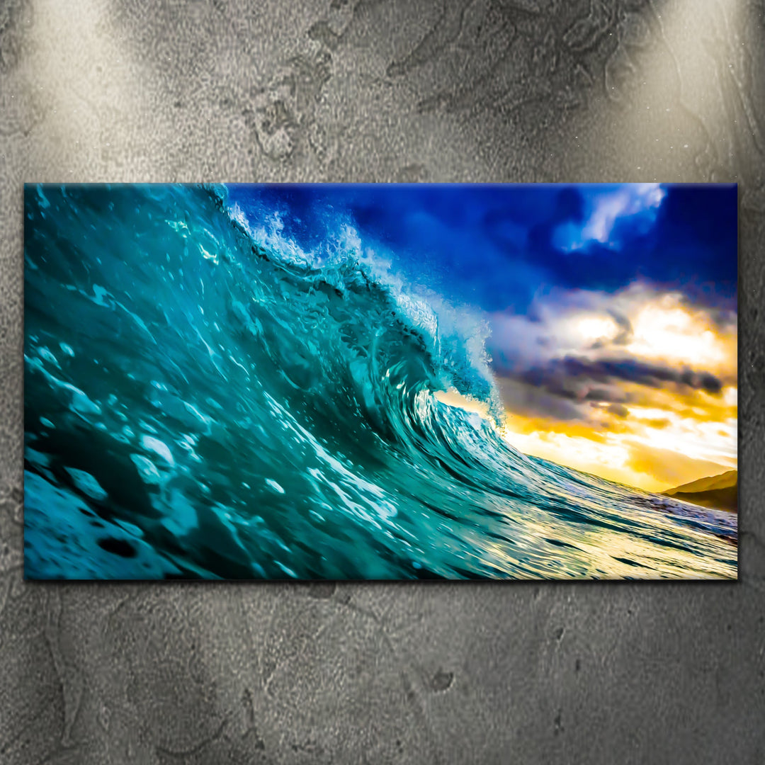 Fast Waves Canvas Wall Art