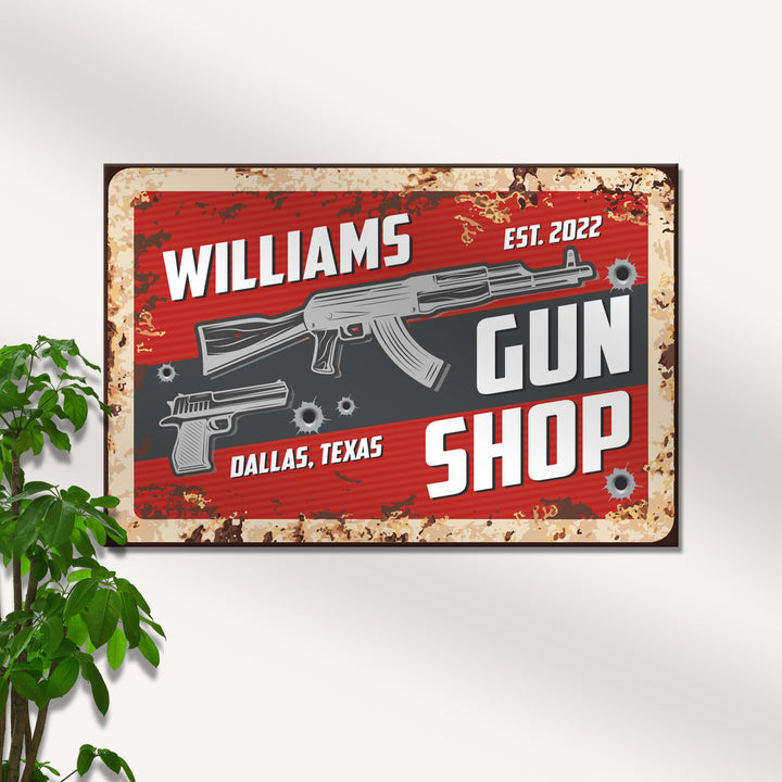 Gun Shop Sign II