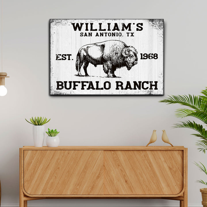 Buffalo Ranch Sign II