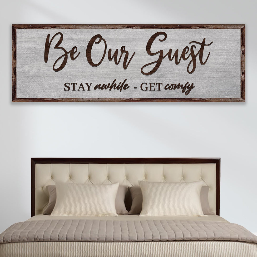 Be Our Guest Sign III