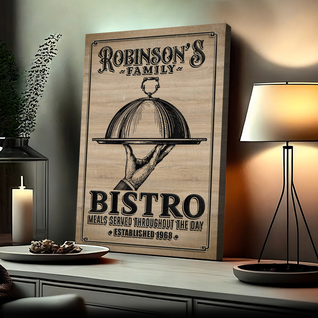 Family Bistro Sign III