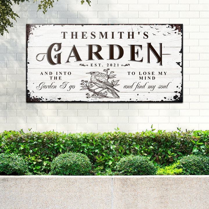 Family Garden Sign