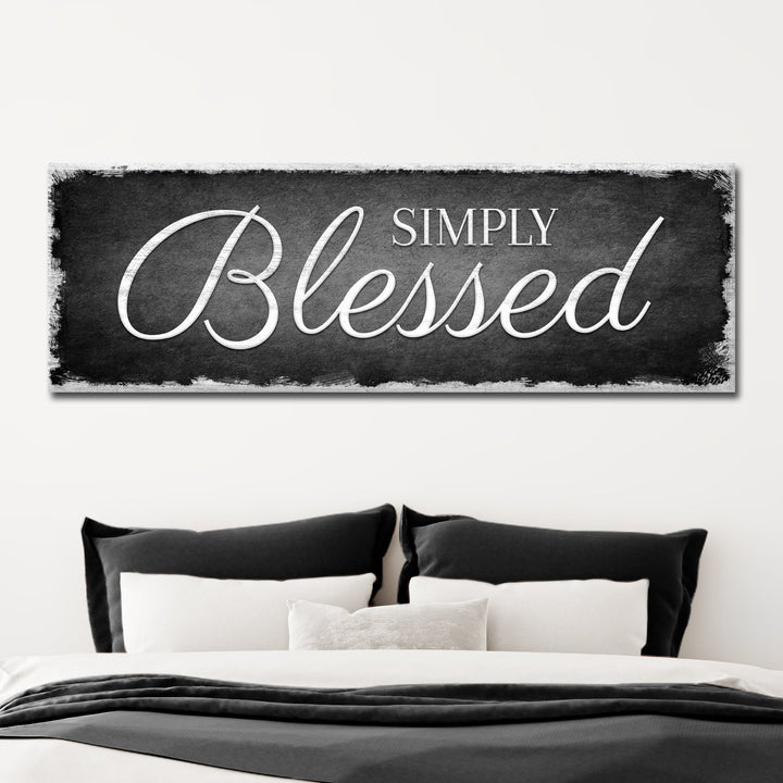 Simply Blessed Sign