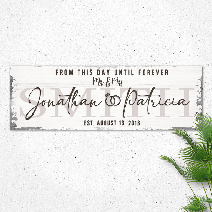 Custom Wedding Sign II