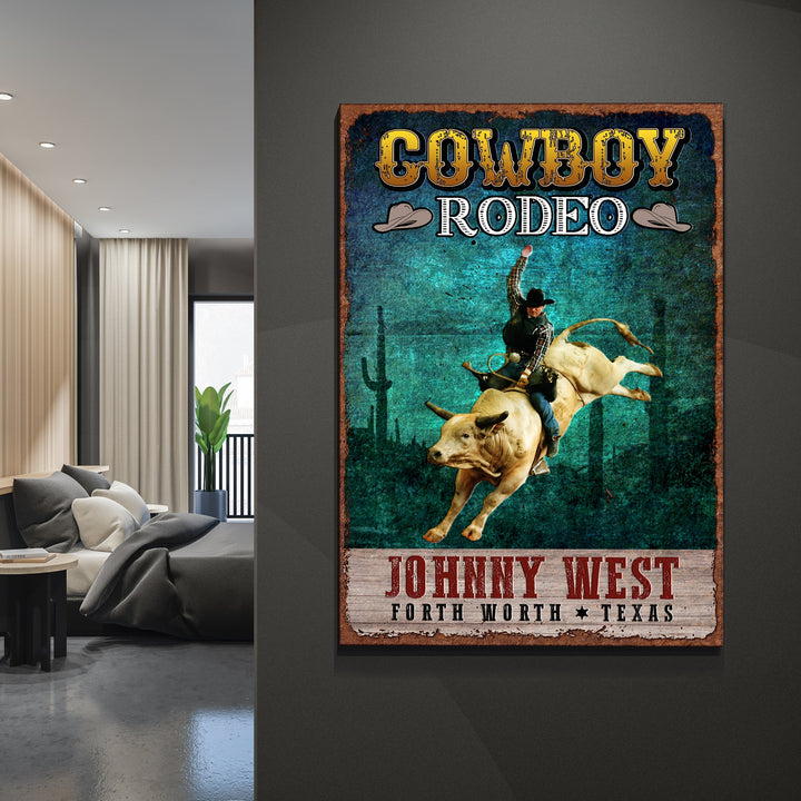 Cowboy Rodeo Show Sign
