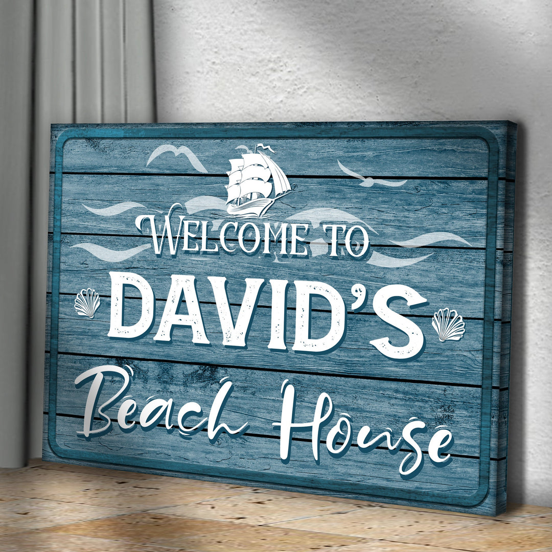 Beach House Welcome Sign