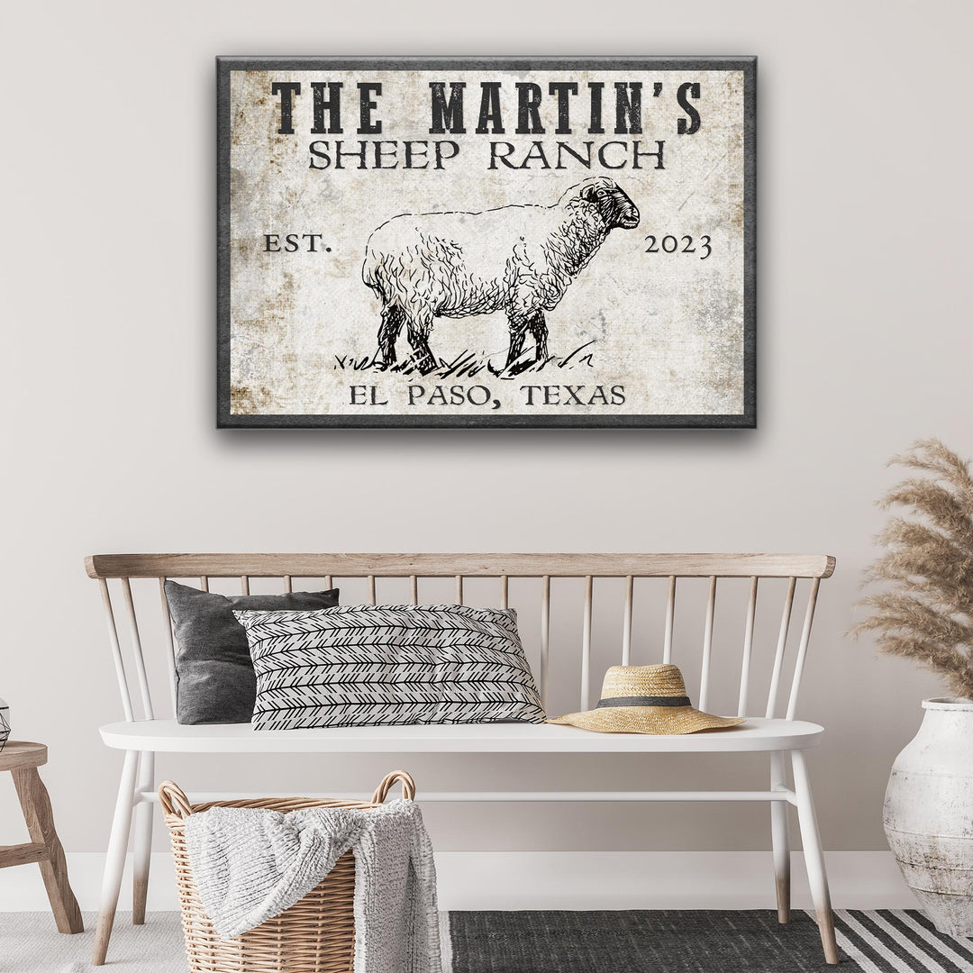 Sheep Ranch Sign II
