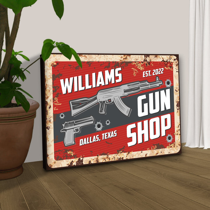 Gun Shop Sign II