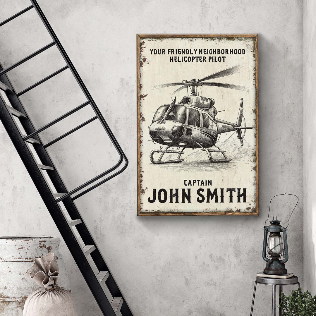 Helicopter Pilot Name Sign