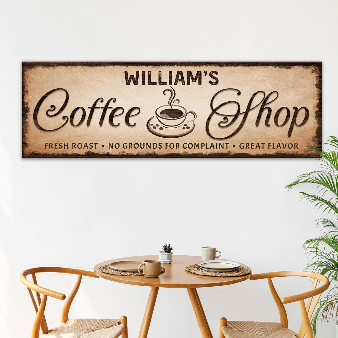 Coffee Shop Sign III