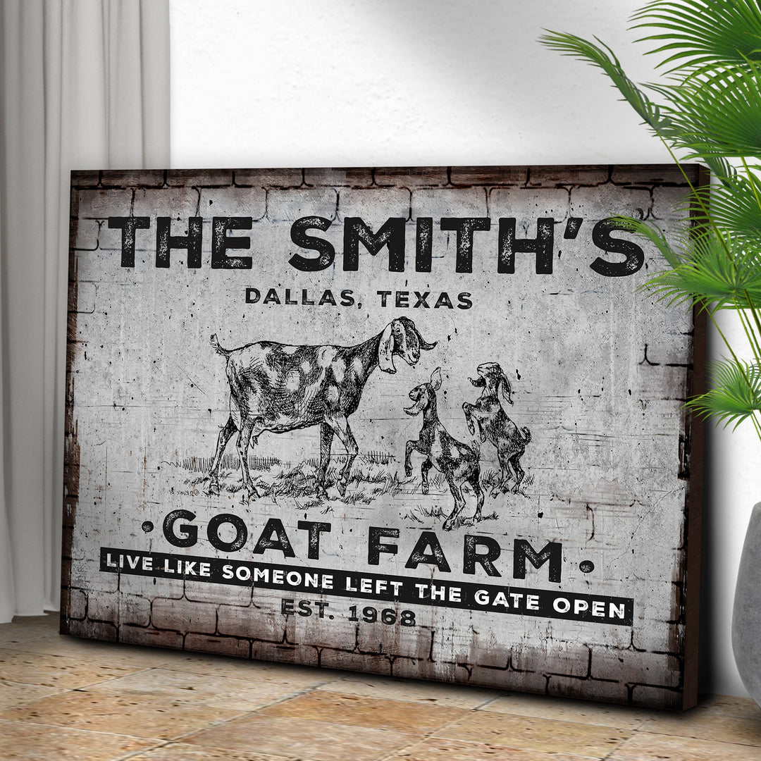 Goat Farm Sign II