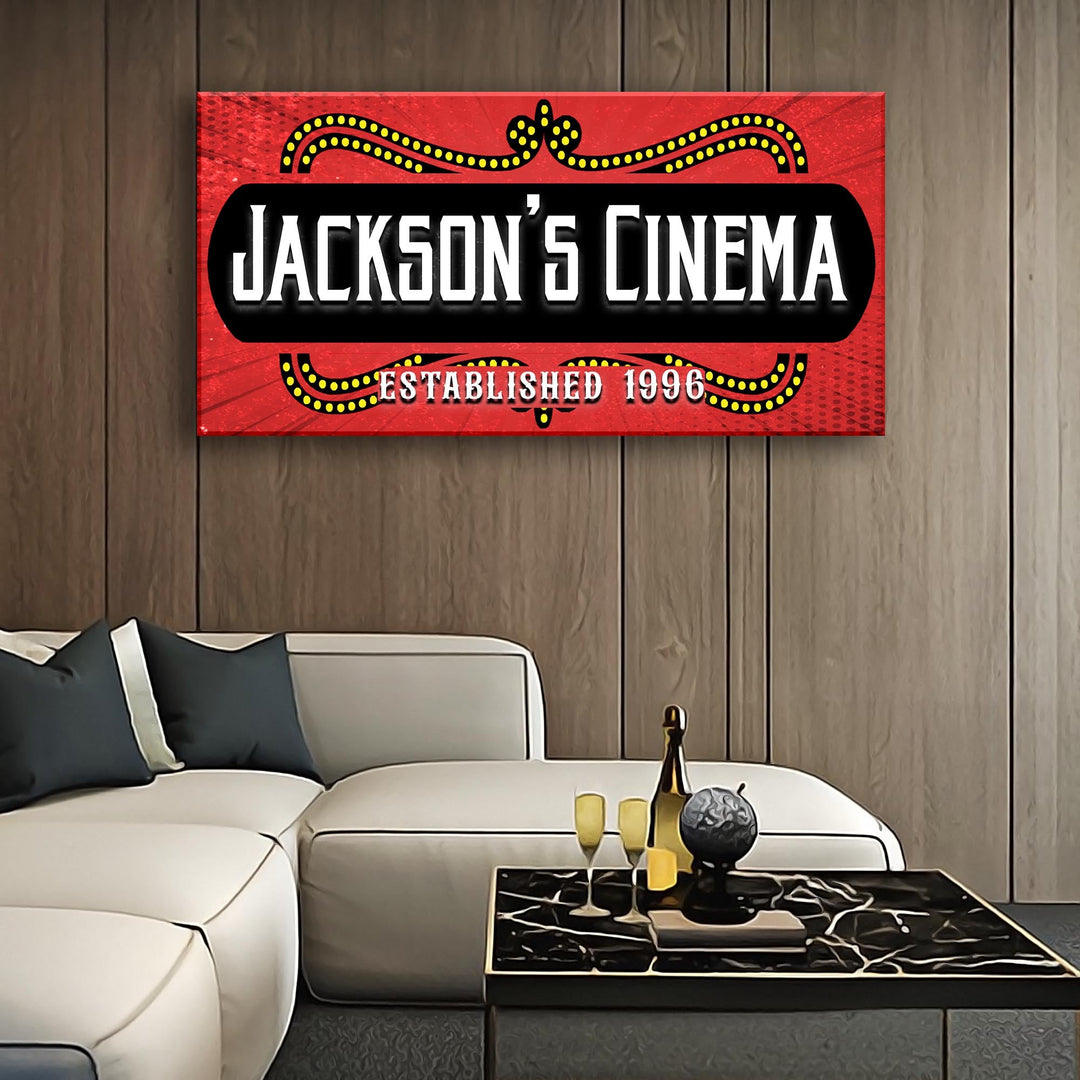Family Cinema Sign III