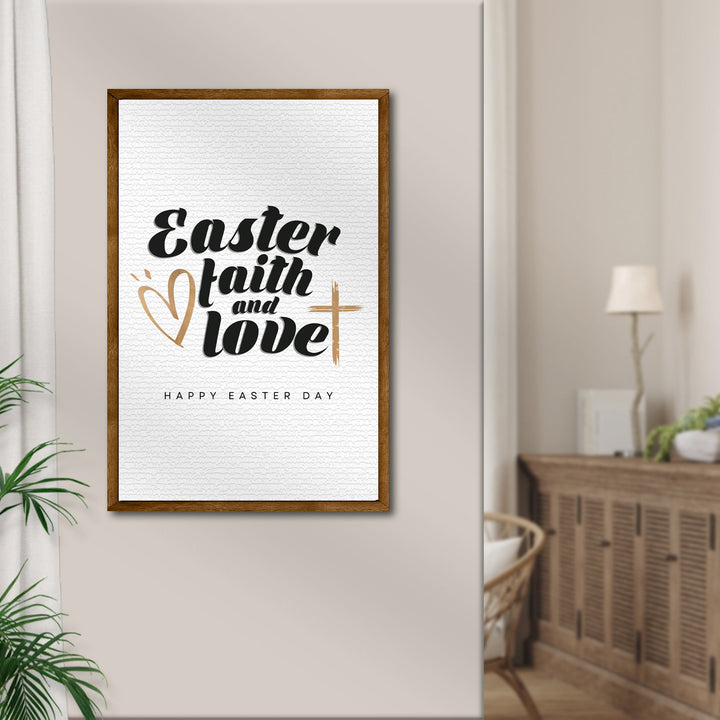 Easter Faith , Easter Love Sign