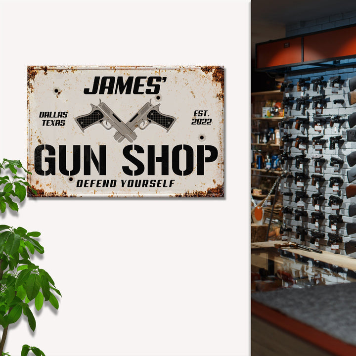 Gun Shop Sign III