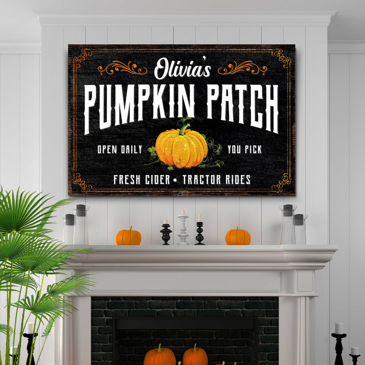 Pumpkin Patch Sign IV