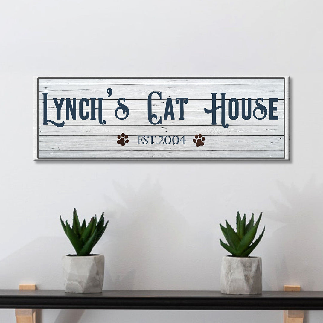 Cat House Sign