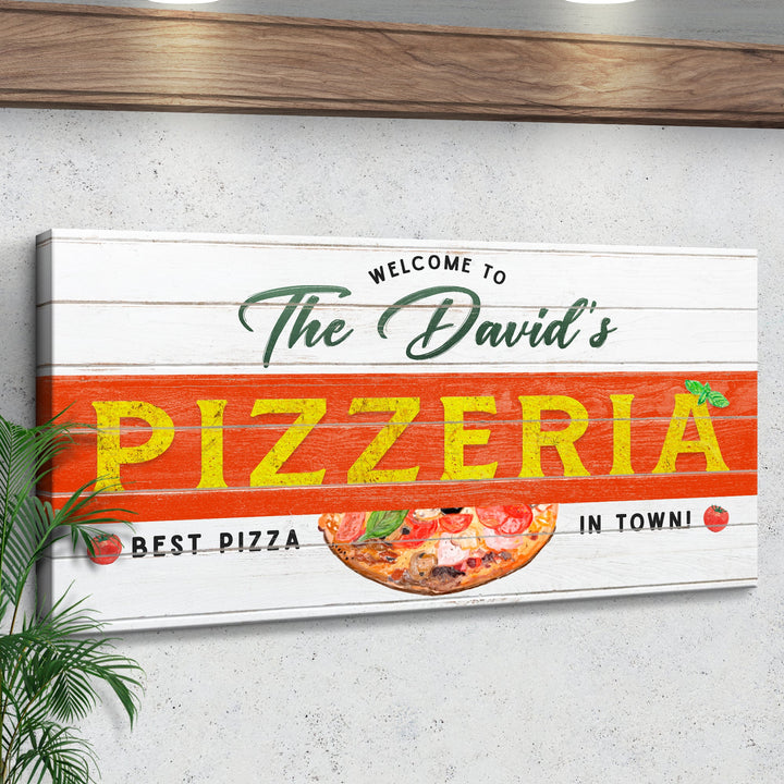 Best Pizza In Town Pizzeria Sign