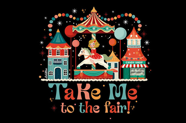 Take me to the fair! Tote Bag by LaliBlue