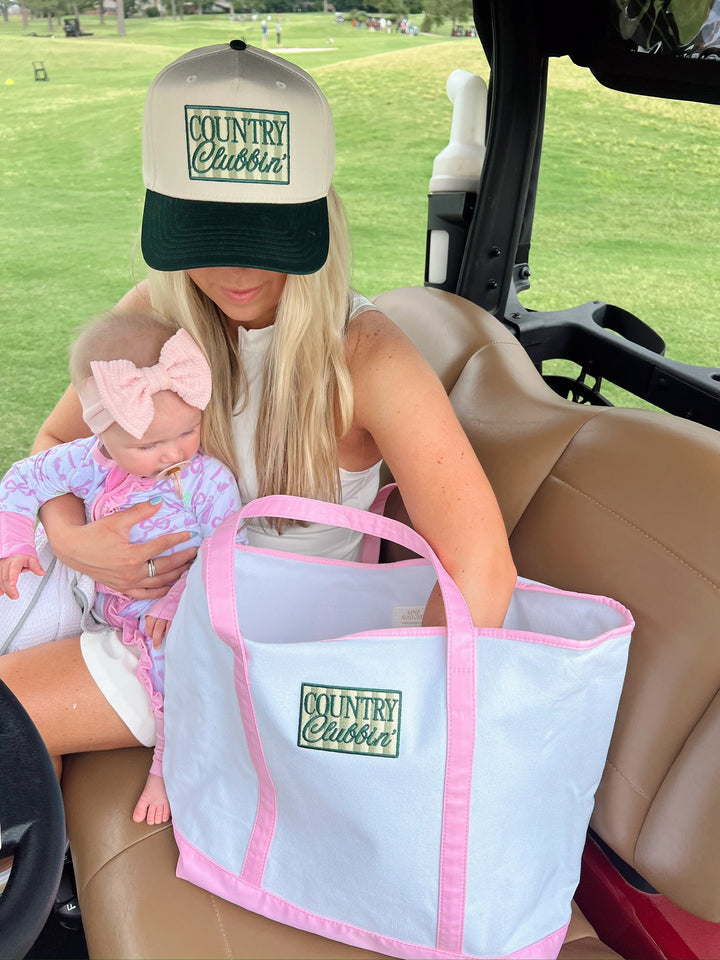 Country Clubbin' - Green Vintage Trucker Hat