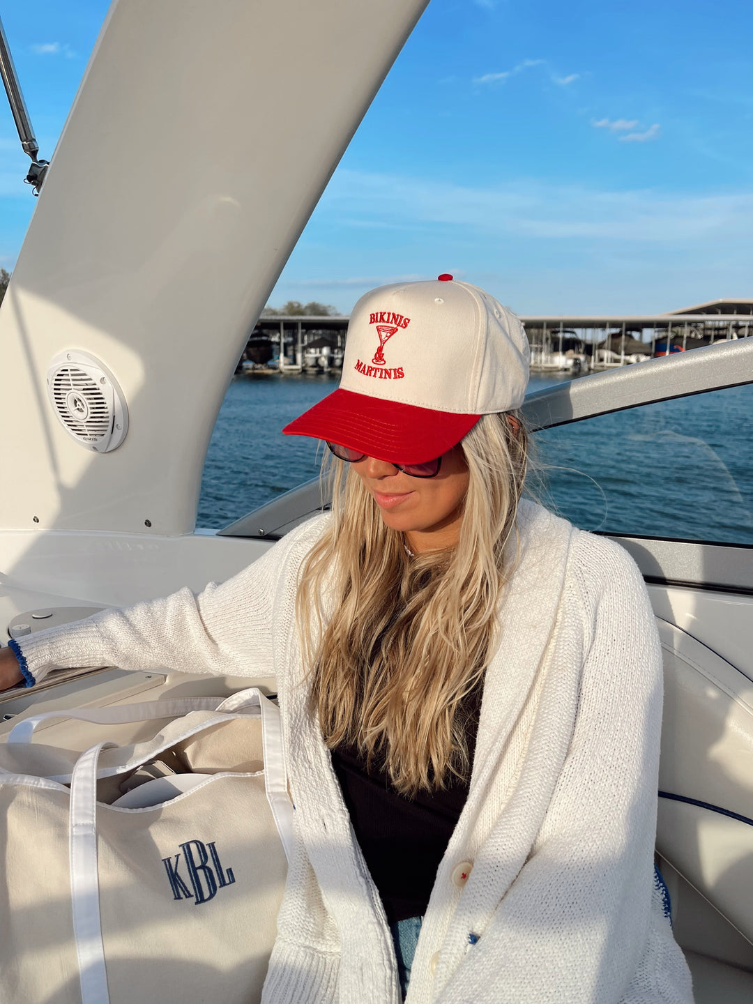 Bikinis & Martinis Vintage Trucker Hat