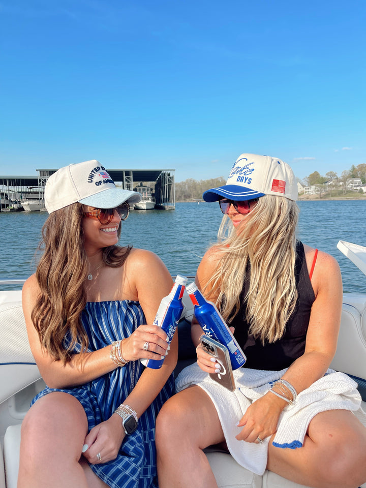 More Lake Days - Royal Blue Vintage Trucker Hat