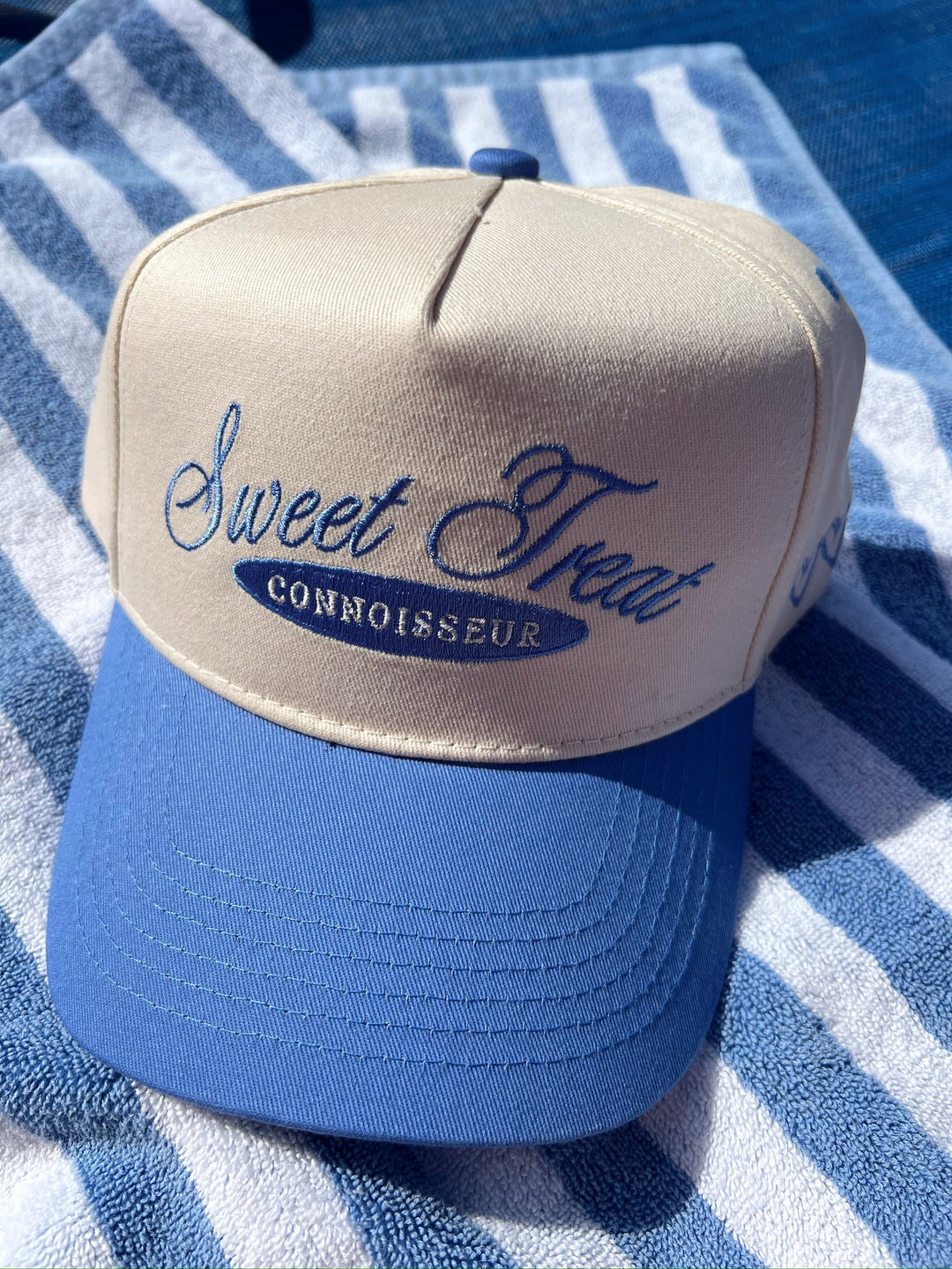 Sweet Treat Connoisseur - Periwinkle Vintage Trucker Hat