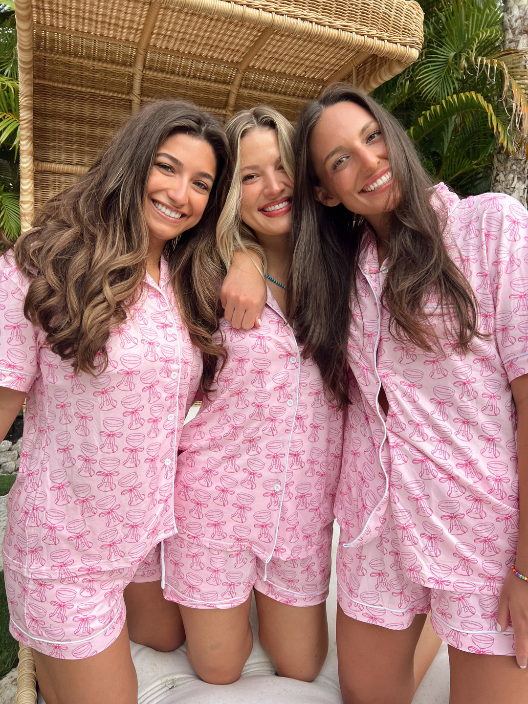 Pink Champagne - Short Pajama Set