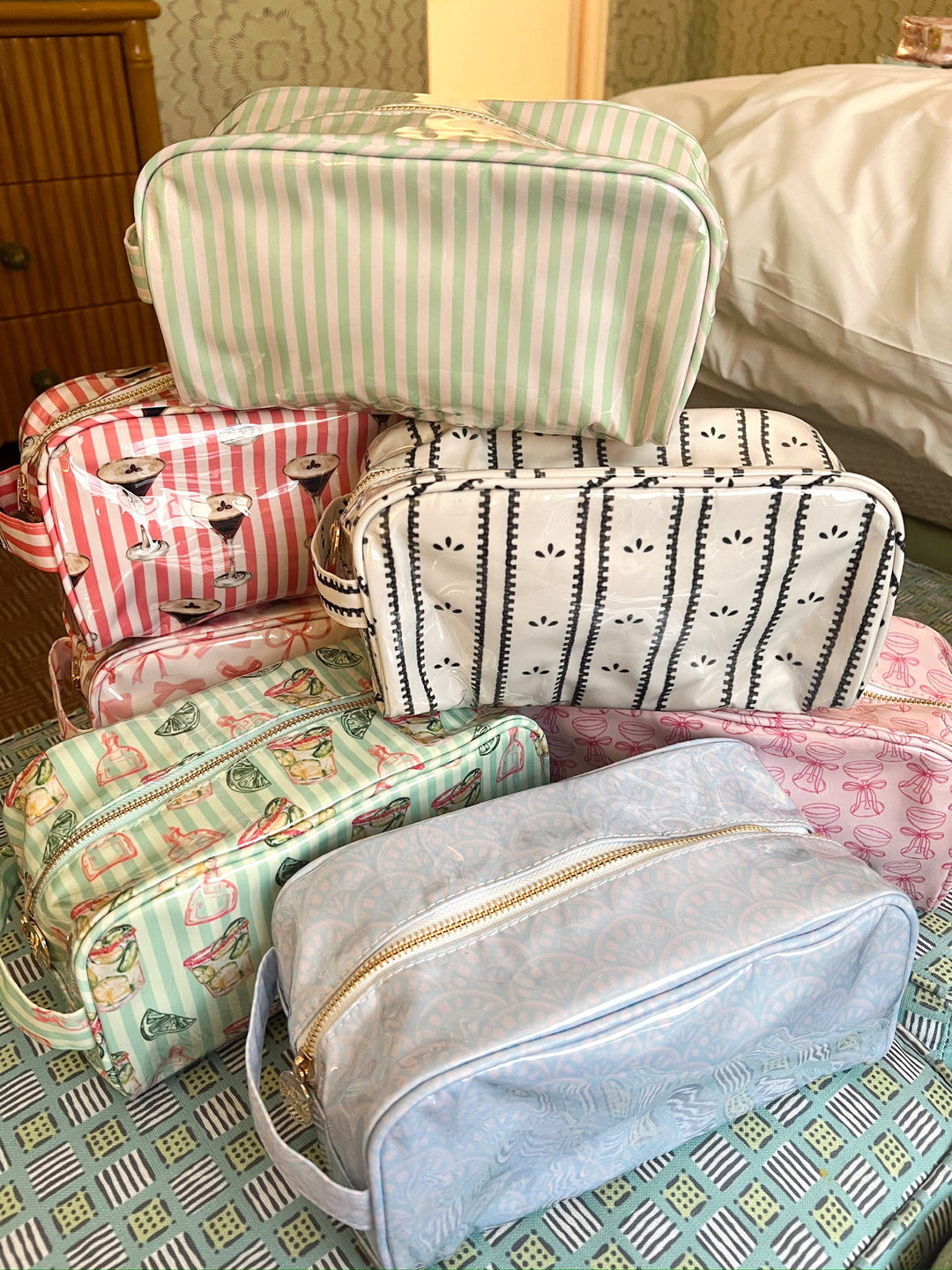 Clear Coat Toiletry Dopp Kit