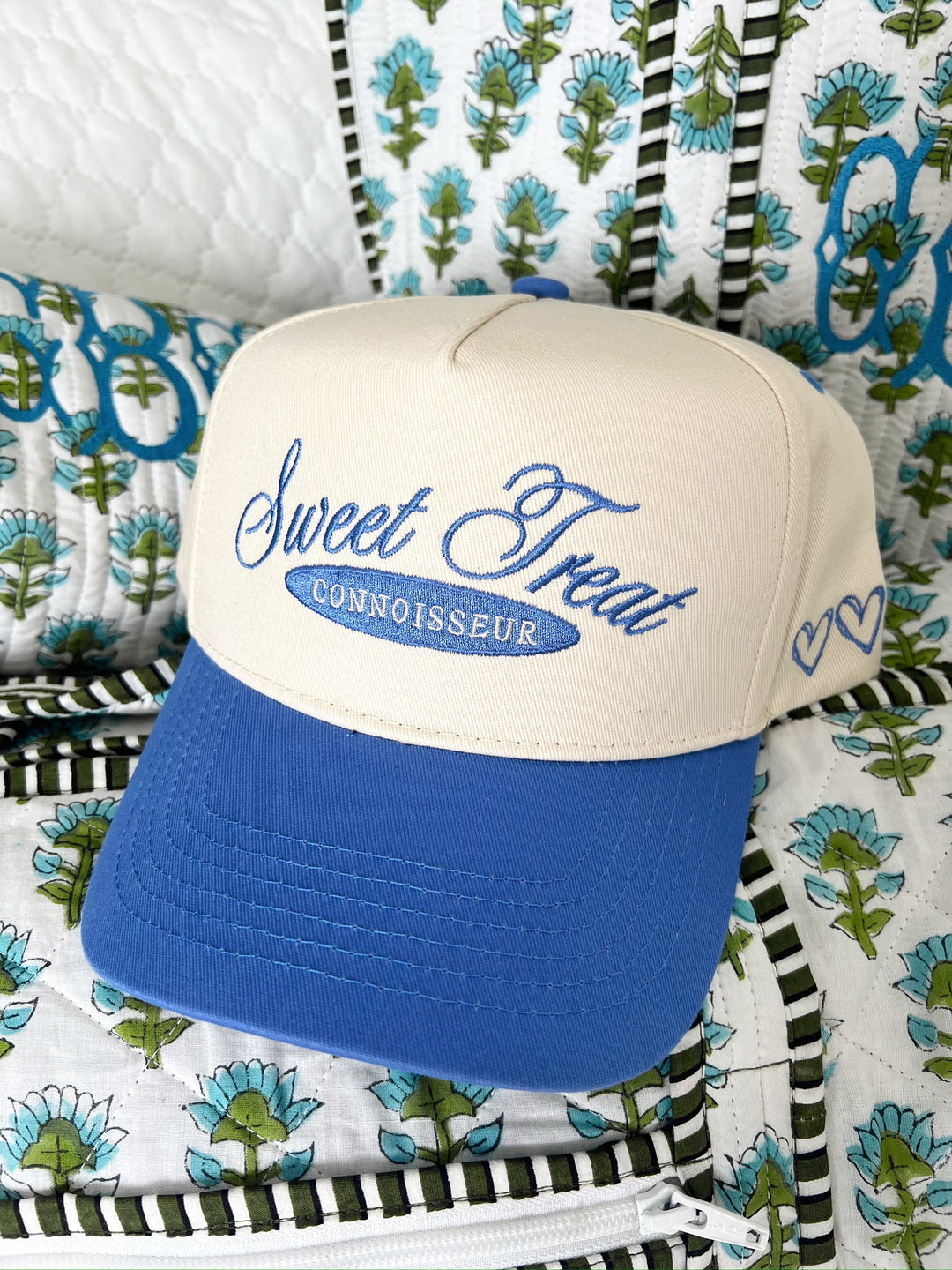 Sweet Treat Connoisseur - Periwinkle Vintage Trucker Hat